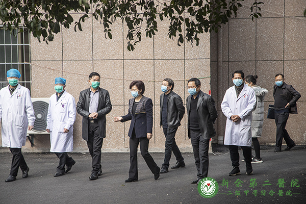 陈文华副市长一行赴我院精神科督导疫情防控工作
